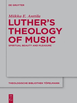 cover image of Luther's Theology of Music